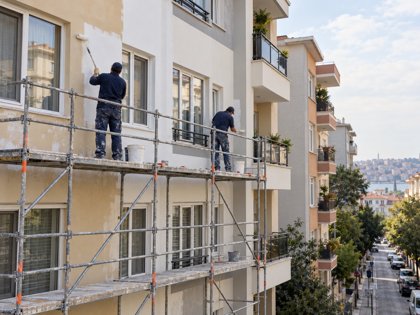 Dış cephe ve su yalıtımı uygulama görseli